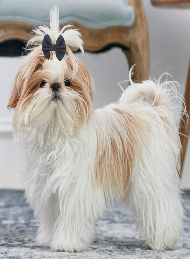 Western Era Dog Bow Hair Clip | Stylish Pet Accessory | Soft, Comfortable | Small, Medium & Large Dogs | Grooming, Photoshoots, Parties Fashionable & Durable Design for Pets (Black) - Image 2